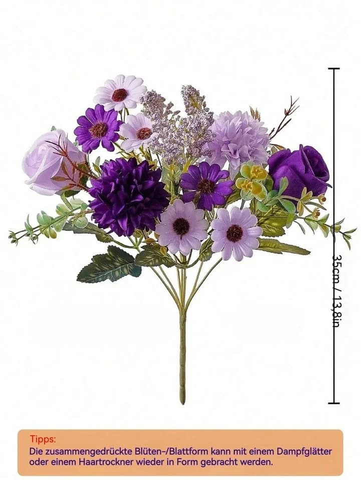 Fanci Home Kunstblumenstrauß Set Realistisch Modern - Bild 5