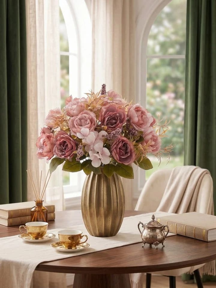 Fanci Home Kunstblumenstrauß Set Bunt Modern - Bild 3