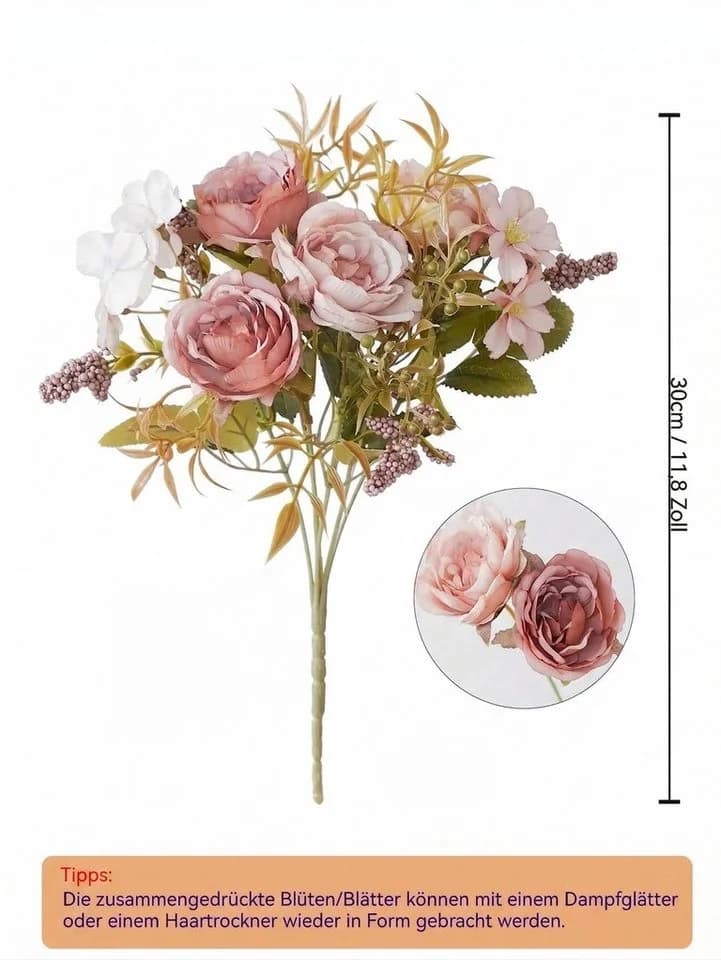 Fanci Home Kunstblumenstrauß Set Bunt Modern - Bild 4