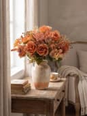 Fanci Home Kunstblumenstrauß Set Orange Realistische Deko Bild 3