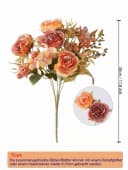 Fanci Home Kunstblumenstrauß Set Orange Realistische Deko Bild 4