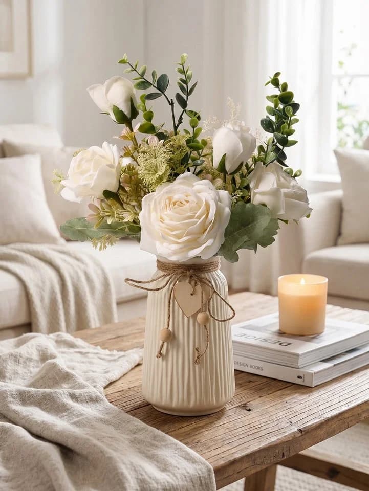 Fanci Home Kunstblumenstrauß Deko Set Modern Realistisch Pflegefrei