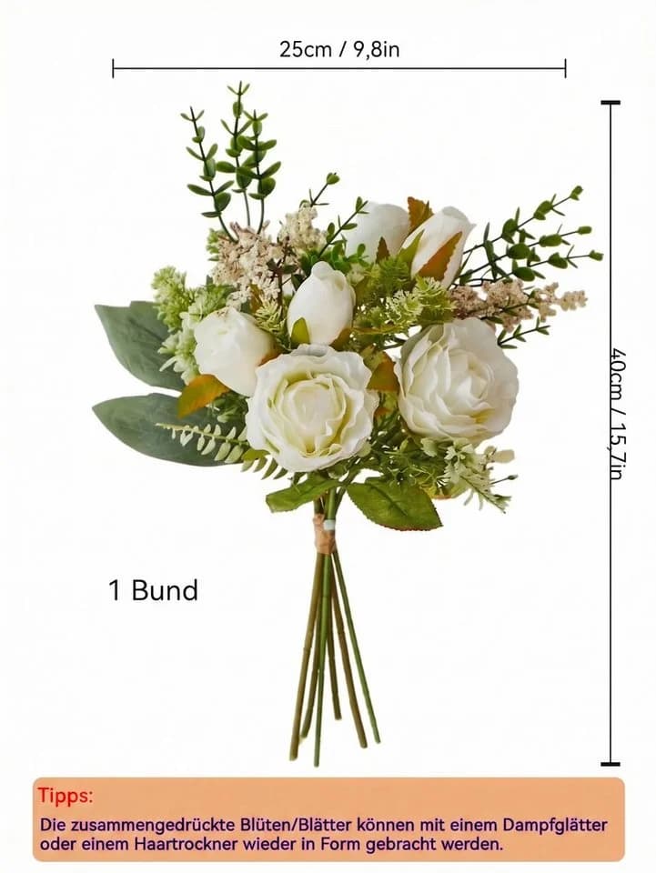 Fanci Home Kunstblumenstrauß Deko Set Modern Realistisch Pflegefrei - Bild 5