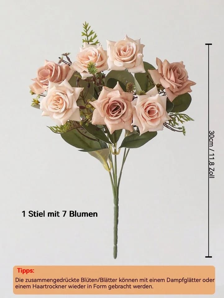 Fanci Home Kunstblumenstrauß Realistische Deko Blumen Set - Bild 4