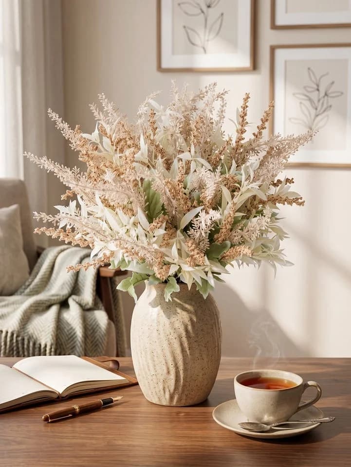 Fanci Home Kunstblumenstrauß Deko Set Realistisch Langlebig