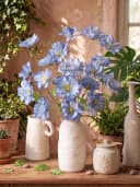 Fanci Home Kunstblumenstrauß Blau Realistisch Deko Set Modern Bild 3