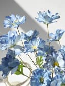 Fanci Home Kunstblumenstrauß Blau Realistisch Deko Set Modern Bild 4