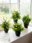 Fanci Home Kunstpflanzen Set Deko modern, realistisch Grün Bild 1