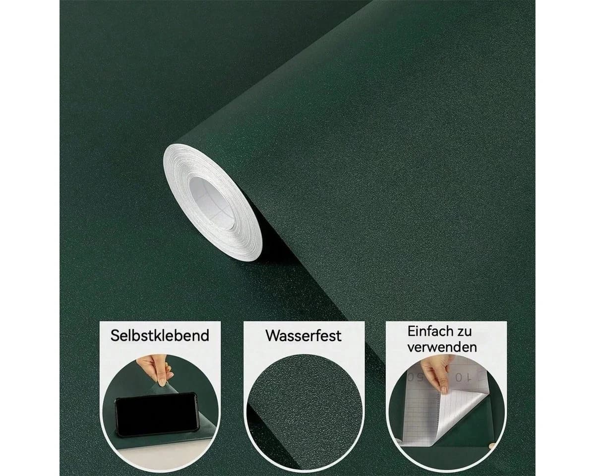 HomeBella Vinyltapete Wasserfeste Tapete Selbstklebend Abziehbar Schimmelresistent Langlebig DIY Wanddesign - Bild 5
