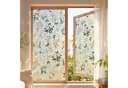 HomeBella Fensterfolie Buntglasoptik Blumen Schmetterlinge Dekorativ Bild 2