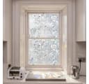 HomeBella Fensterfolie blickdicht selbsthaftend mit Blumen-Muster Bild 1