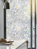 HomeBella Fensterfolie blickdicht selbsthaftend mit Blumen-Muster Bild 2