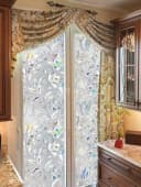 HomeBella Fensterfolie blickdicht selbsthaftend mit Blumen-Muster Bild 3