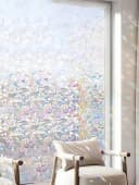 HomeBella Fensterfolie Sichtschutz selbsthaftend dekorativ UV-Schutz Bild 2
