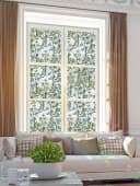 HomeBella Fensterfolie blickdicht mit Blumenmuster statisch haftend Bild 3