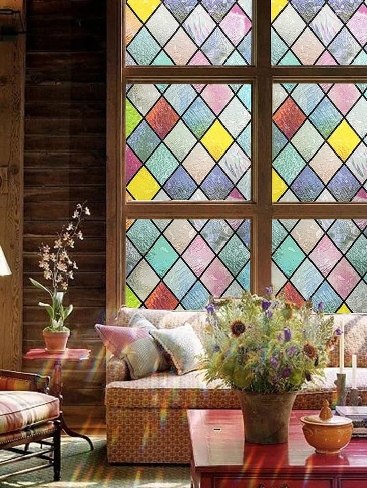 HomeBella Fensterfolie Sichtschutz selbsthaftend, Lichtdurchlässig und blickdicht für Glasflächen - Bild 3