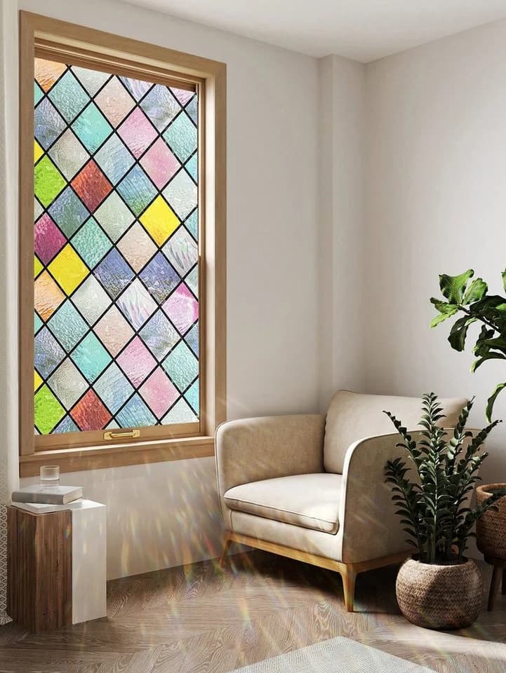 HomeBella Fensterfolie Sichtschutz selbsthaftend, Lichtdurchlässig und blickdicht für Glasflächen - Bild 5