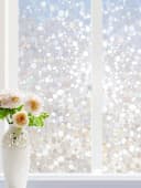 HomeBella Fensterfolie Sichtschutz statisch haftend blickdicht abwaschbar Bild 2