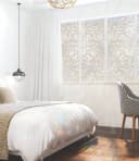 HomeBella Fensterfolie Sichtschutz statisch haftend blickdicht abwaschbar Bild 4