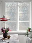 HomeBella Fensterfolie Statische Fensterfolie blickdicht Sichtschutz ohne Kleber Bild 1