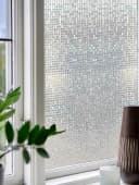 HomeBella Fensterfolie Statische Fensterfolie blickdicht Sichtschutz ohne Kleber Bild 4