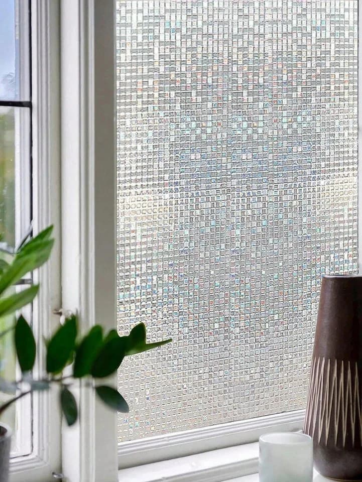 HomeBella Fensterfolie Statische Fensterfolie blickdicht Sichtschutz ohne Kleber - Bild 4