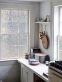 HomeBella Fensterfolie Statische Fensterfolie blickdicht Sichtschutz ohne Kleber Bild 5