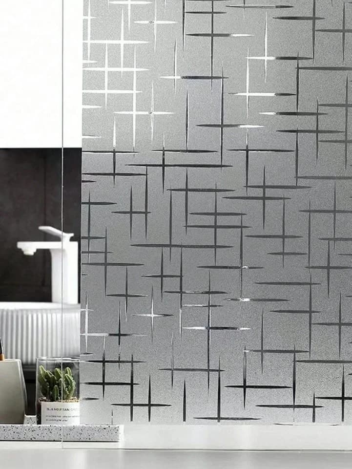 HomeBella Fensterfolie Selbsthaftende Sichtschutz Milchglas