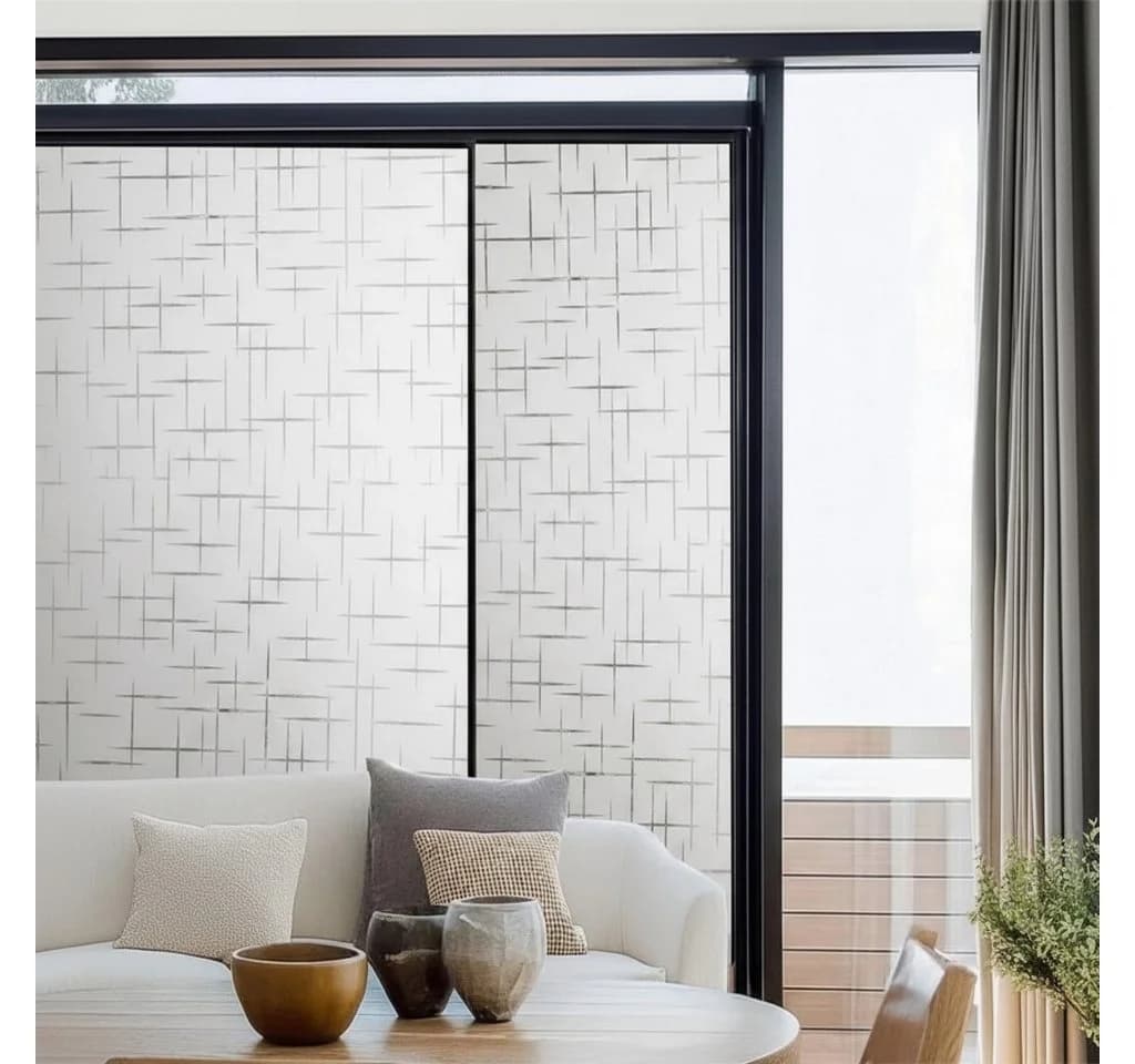HomeBella Fensterfolie Selbsthaftende Sichtschutz Milchglas - Bild 3