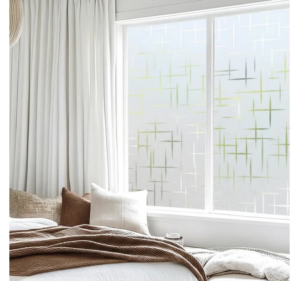 HomeBella Fensterfolie Selbsthaftende Sichtschutz Milchglas - Bild 4