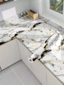 HomeBella Vinyltapete Küchenrückwand Marmor Selbstklebend Bild 3