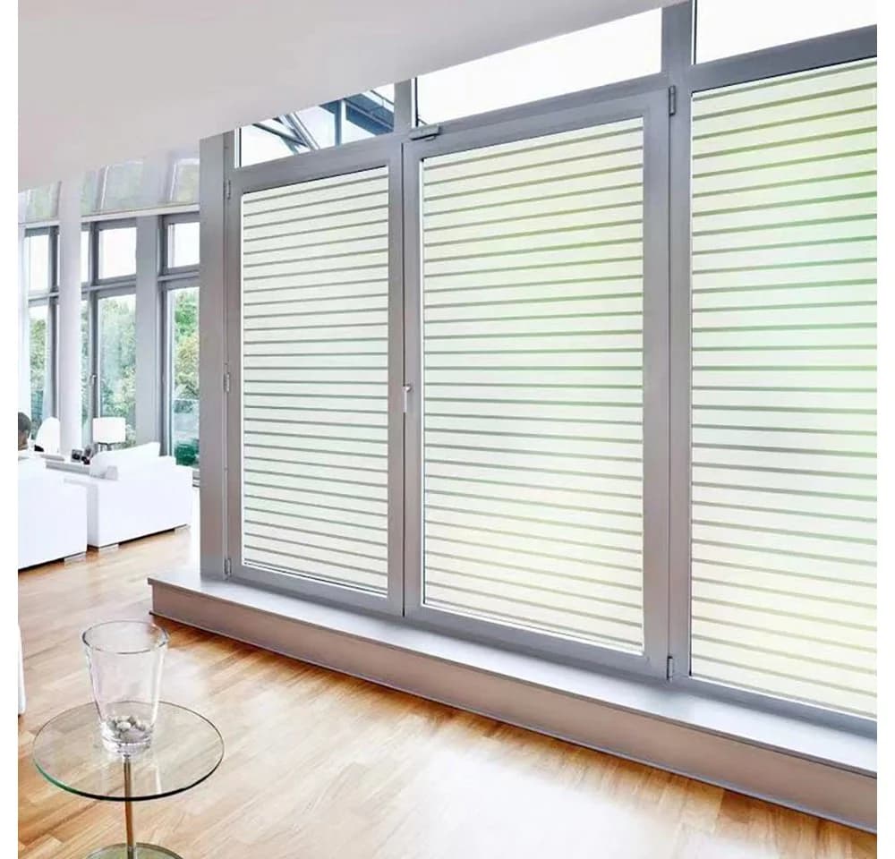HomeBella Fensterfolie Statisch Haftend Milchglas Optik