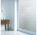 HomeBella Fensterfolie mit geometrischem Muster Sichtschutzfolie in Milchglas Optik Bild 1