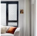 HomeBella Fensterfolie mit geometrischem Muster Sichtschutzfolie in Milchglas Optik Bild 5
