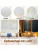 HomeBella Statische Fensterfolie blickdicht Sichtschutz ohne Kleber Bild 5