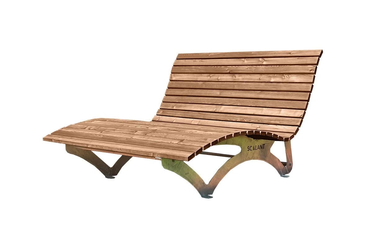 Scalant Gartenliege Waldsofa Classic Thermokiefer mit Kissen & Schutzhülle - Bild 2
