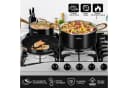 HOMELUX 8-tlg. Topf-Set Induktion Aluminiumguss Schwarz Bild 1