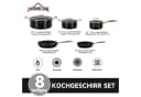 HOMELUX 8-tlg. Topf-Set Induktion Aluminiumguss Schwarz Bild 5
