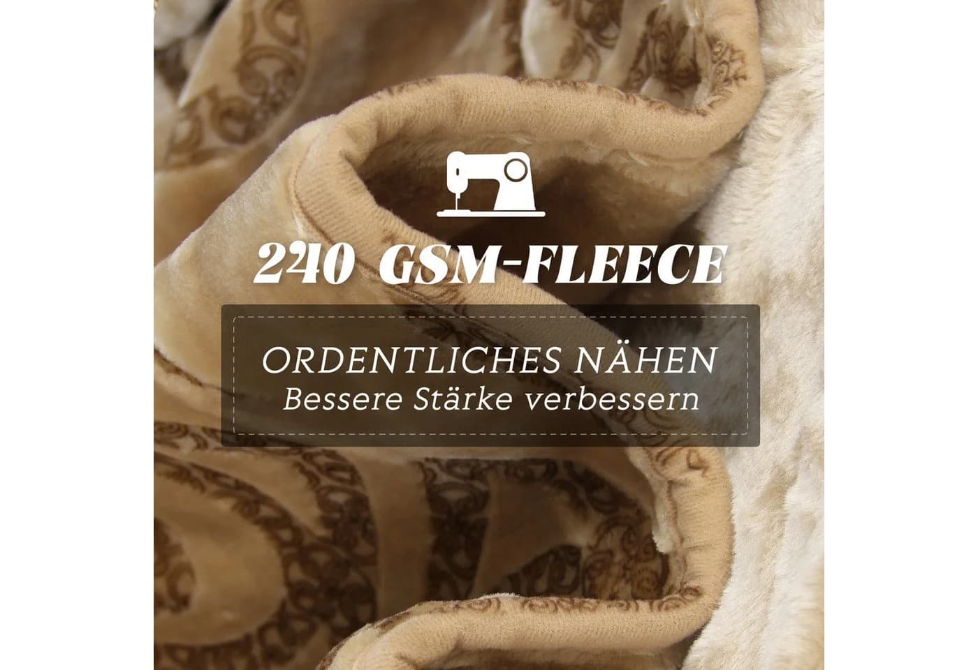 HOMELUX Wohndecke Kuscheldecke Flauschig Warm 200x240 cm - Bild 3