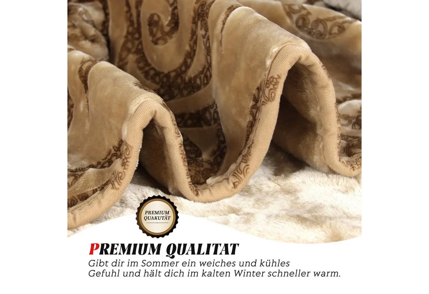 HOMELUX Wohndecke Kuscheldecke Flauschig Warm 200x240 cm - Bild 4