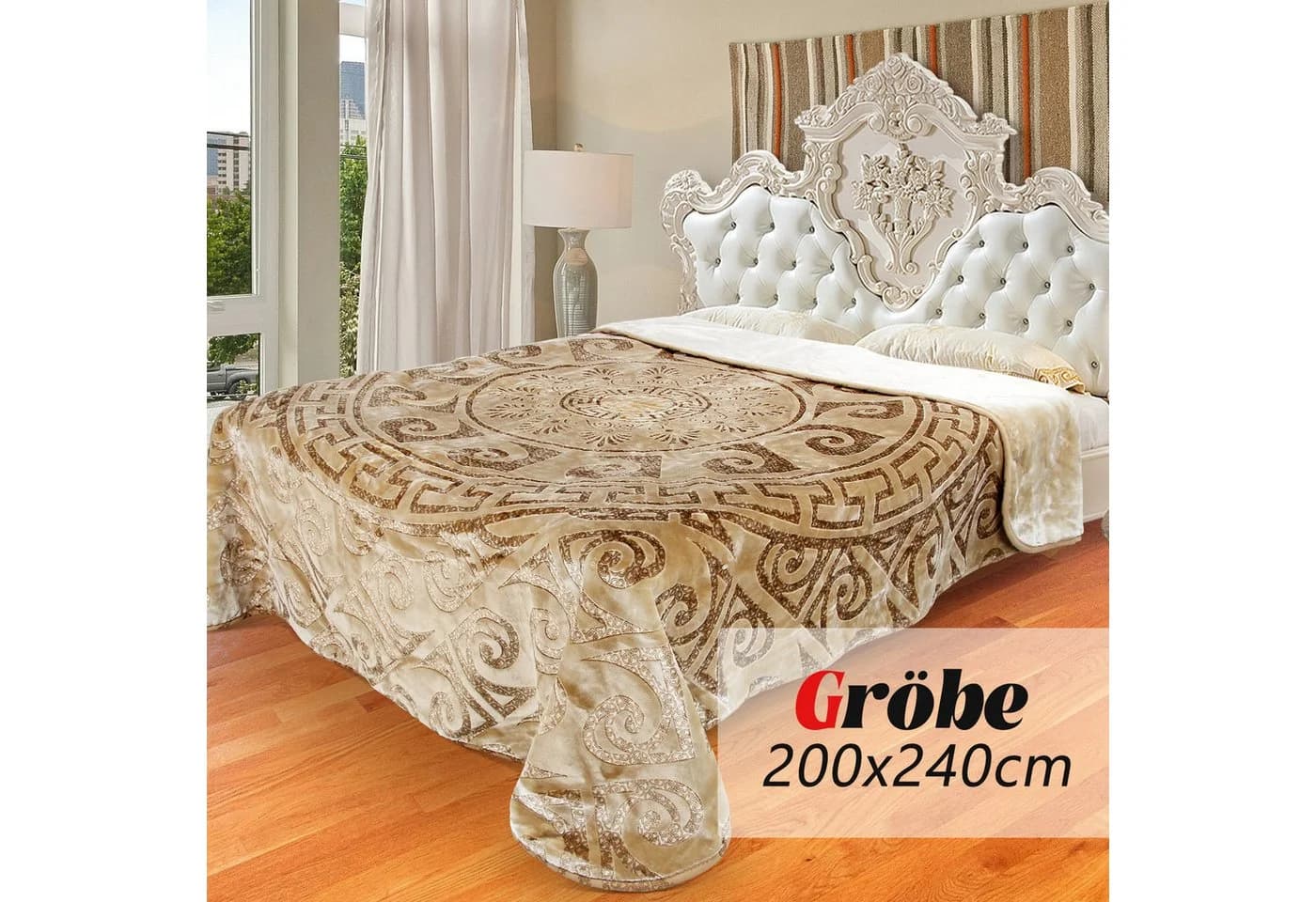 HOMELUX Wohndecke Kuscheldecke Flauschig Warm 200x240 cm - Bild 5