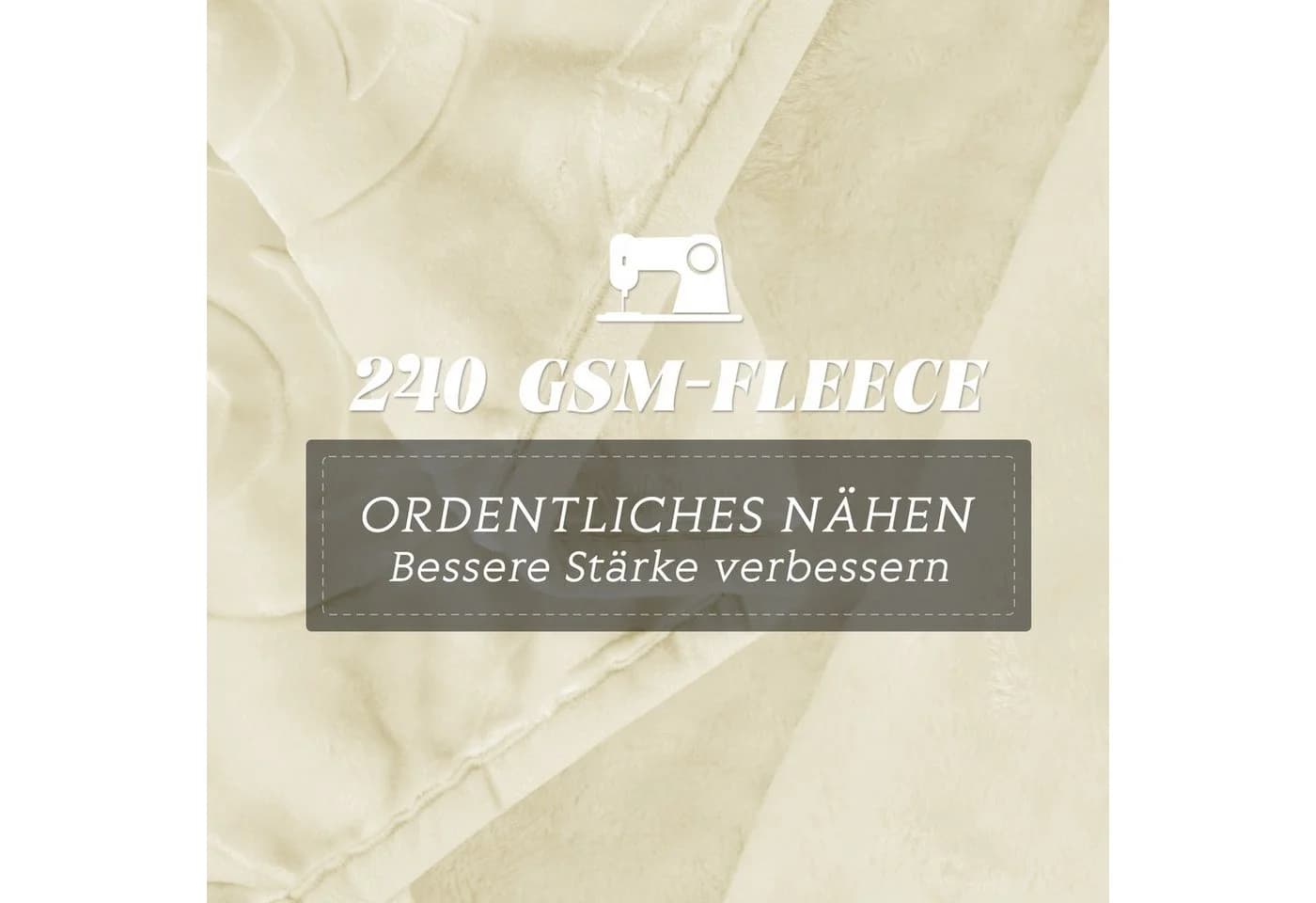 HOMELUX Wohndecke Kuscheldecke Flauschig 200x240 Warm Weich - Bild 3