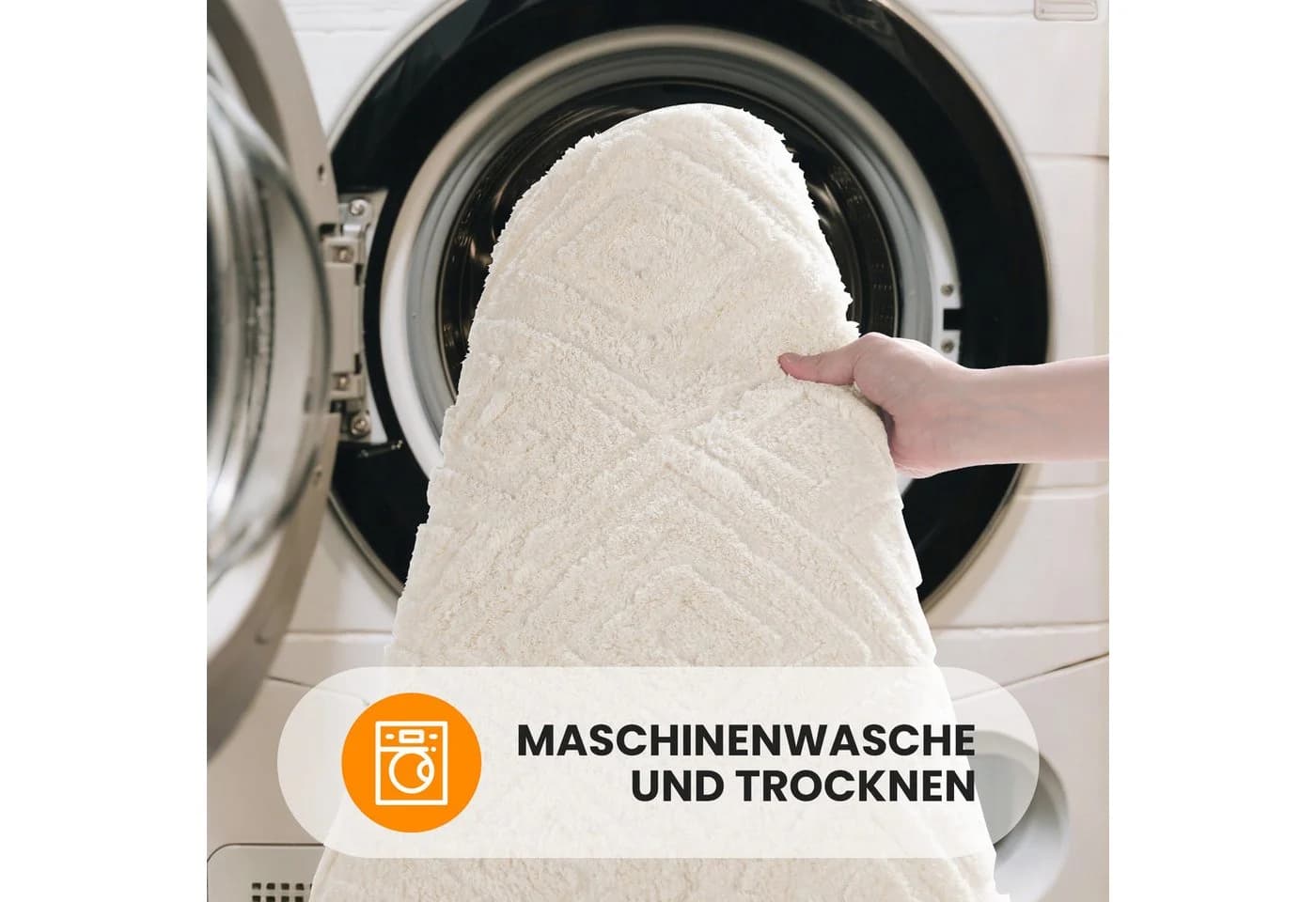 HOMELUX Badematte Badgarnitur 2-teilig mit Ausschnitt, weich & rutschfest, 2BF58 - Bild 5