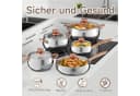 Scheffler Topf-Set 10tlg. Edelstahl Induktion Kompatibel Bild 5