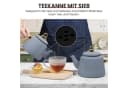 HOMELUX Türkische Teekanne 2L+1L Emaille Induktionsgeeignet Blau Bild 4