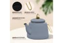 HOMELUX Türkische Teekanne 2L+1L Emaille Induktionsgeeignet Blau Bild 5