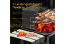 HOMELUX Holzkohlegrill Grillwagen höhenverstellbar mit Rädern Bild 5