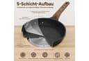 HOMELUX Topf-Set 8-tlg. Schwarz Aluminiumguss Antihaftbeschichtung Bild 3