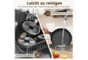 HOMELUX Topf-Set 8-tlg. Schwarz Aluminiumguss Antihaftbeschichtung Bild 4