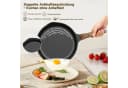 HOMELUX Topf-Set 8-tlg. Schwarz Aluminiumguss Antihaftbeschichtung Bild 5